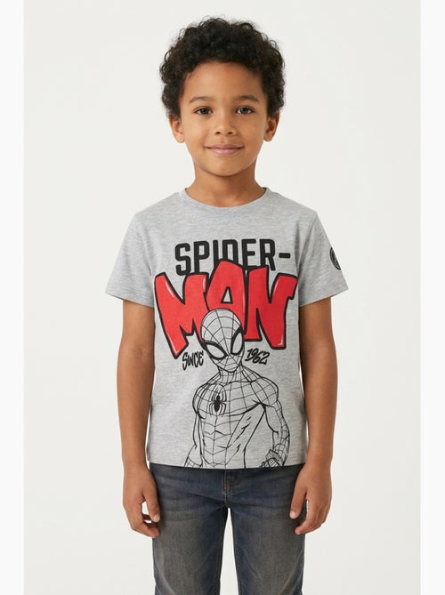 T-shirt spider-man cinzento menino | licença oficial - Kiabi T-shirt spider-man cinzento menino | licença oficial - Kiabi
