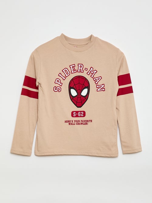 T-shirt 'Spider-Man' 'Marvel' de manga comprida - Kiabi