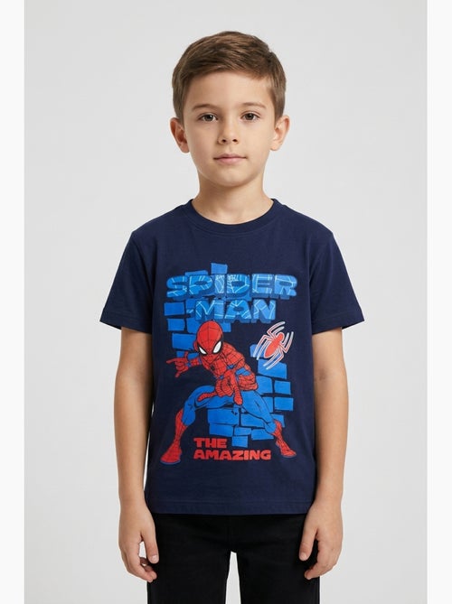 T-shirt spiderman menino | licença oficial - Kiabi