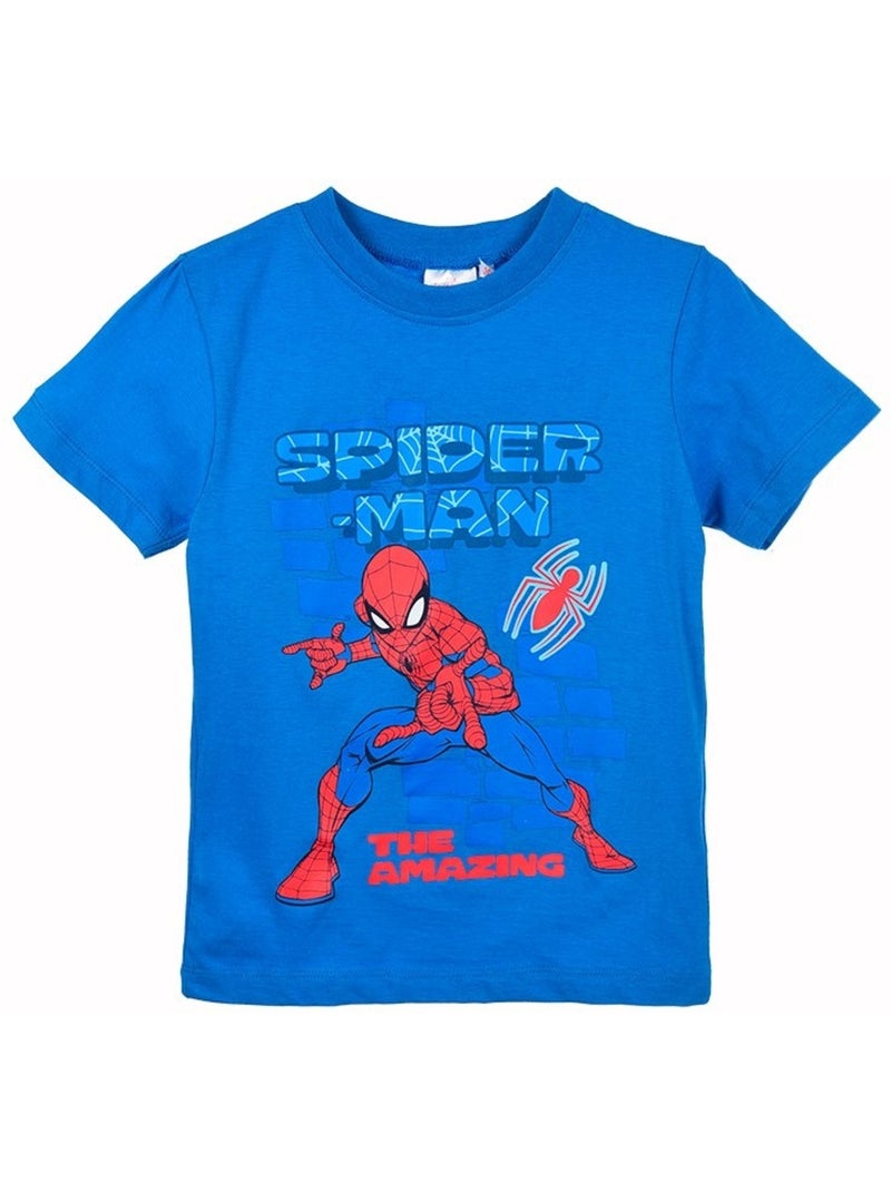 T-shirt spiderman menino | licença oficial Azul - Kiabi