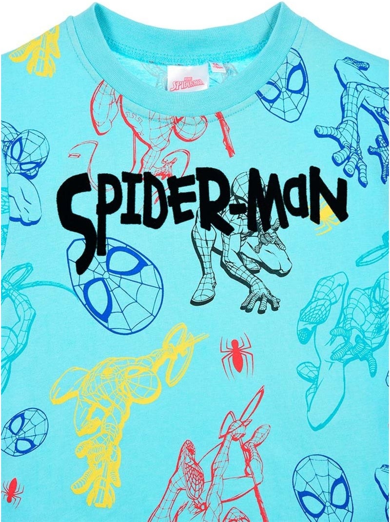 T-shirt spiderman menino | licença oficial Azul - Kiabi