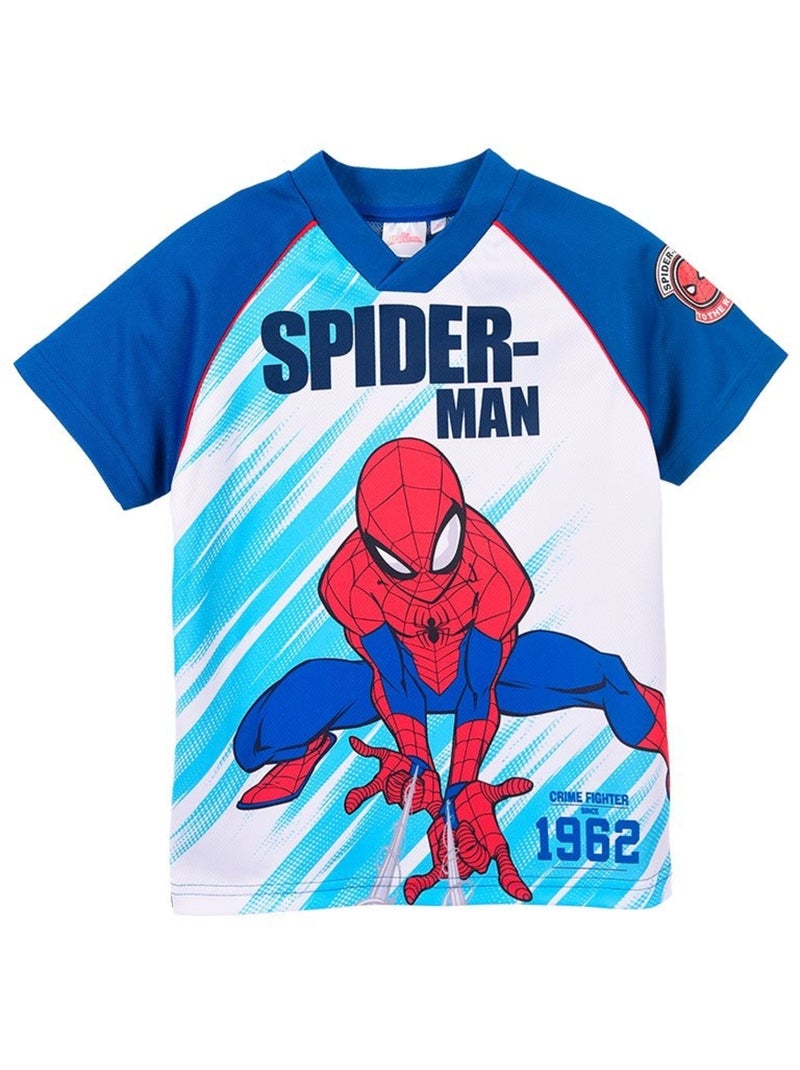 T-shirt spiderman menino | licença oficial Azul - Kiabi