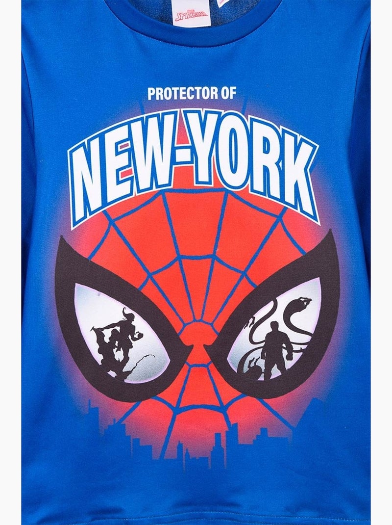 T-shirt spiderman menino | licença oficial Azul - Kiabi