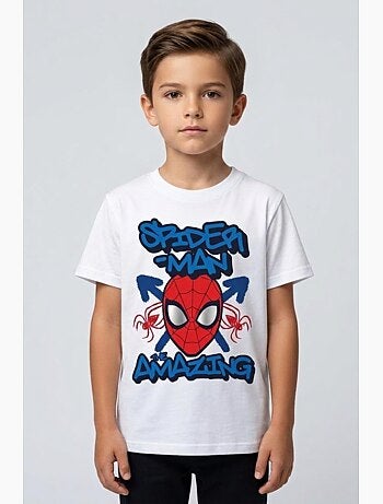 T-shirt spiderman menino | licença oficial