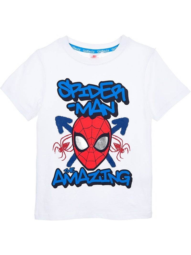 T-shirt spiderman menino | licença oficial Branco - Kiabi