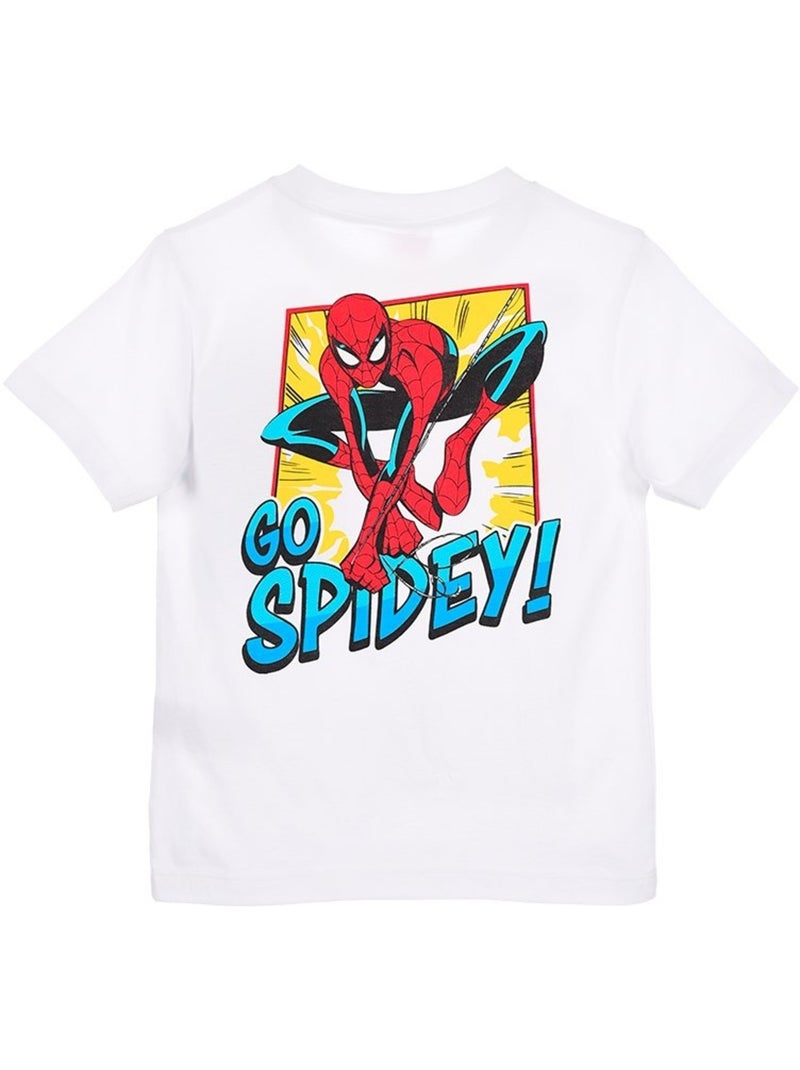 T-shirt spiderman menino | licença oficial Branco - Kiabi