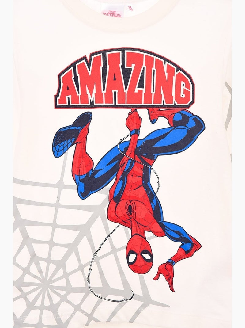 T-shirt spiderman menino | licença oficial Branco - Kiabi