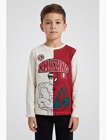 T-shirt spiderman menino | licença oficial
