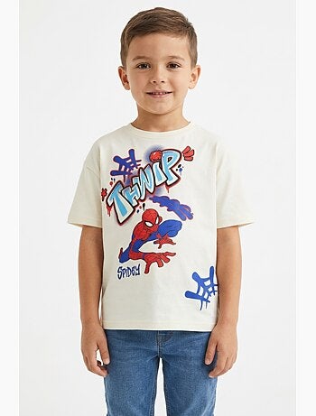 T-shirt spiderman menino | licença oficial