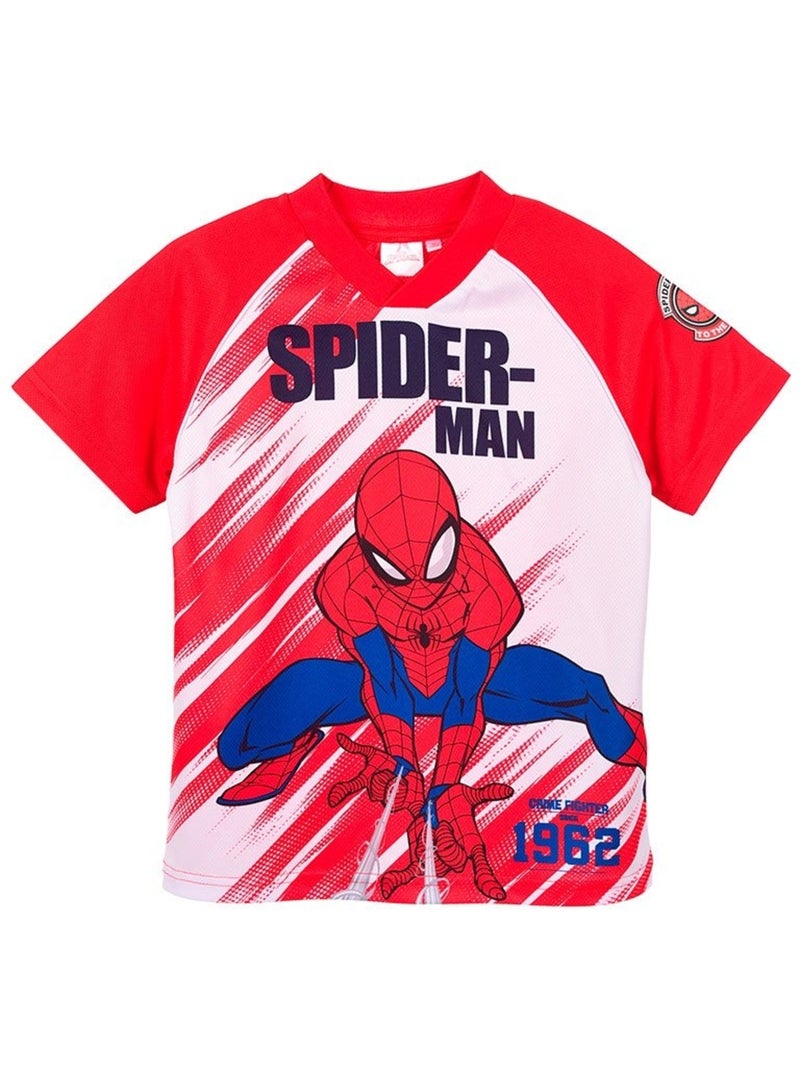 T-shirt spiderman menino | licença oficial Vermelho - Kiabi