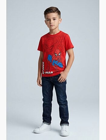T-shirt spiderman menino | licença oficial
