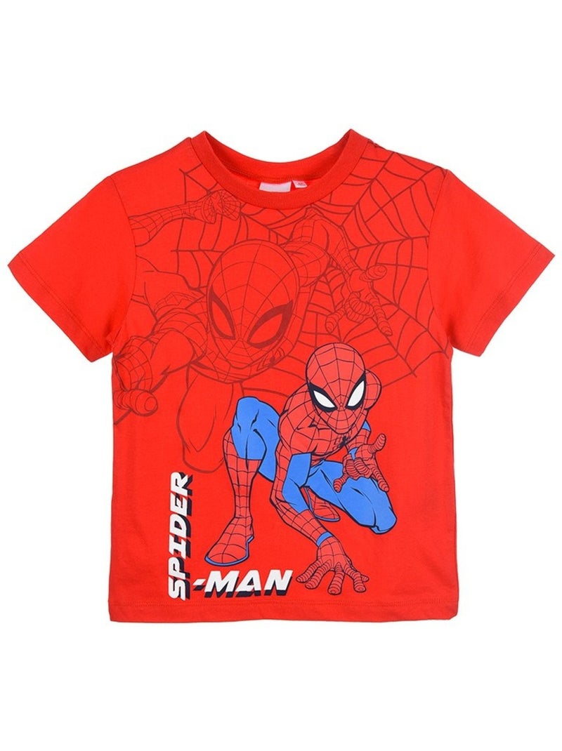 T-shirt spiderman menino | licença oficial Vermelho - Kiabi