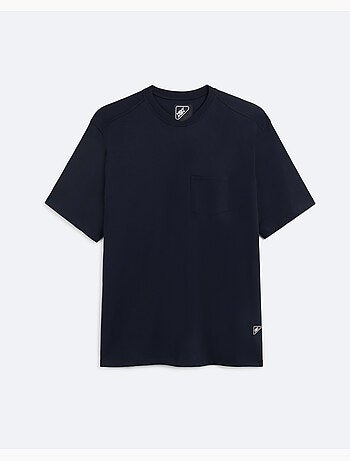 T-shirt spot azul regular