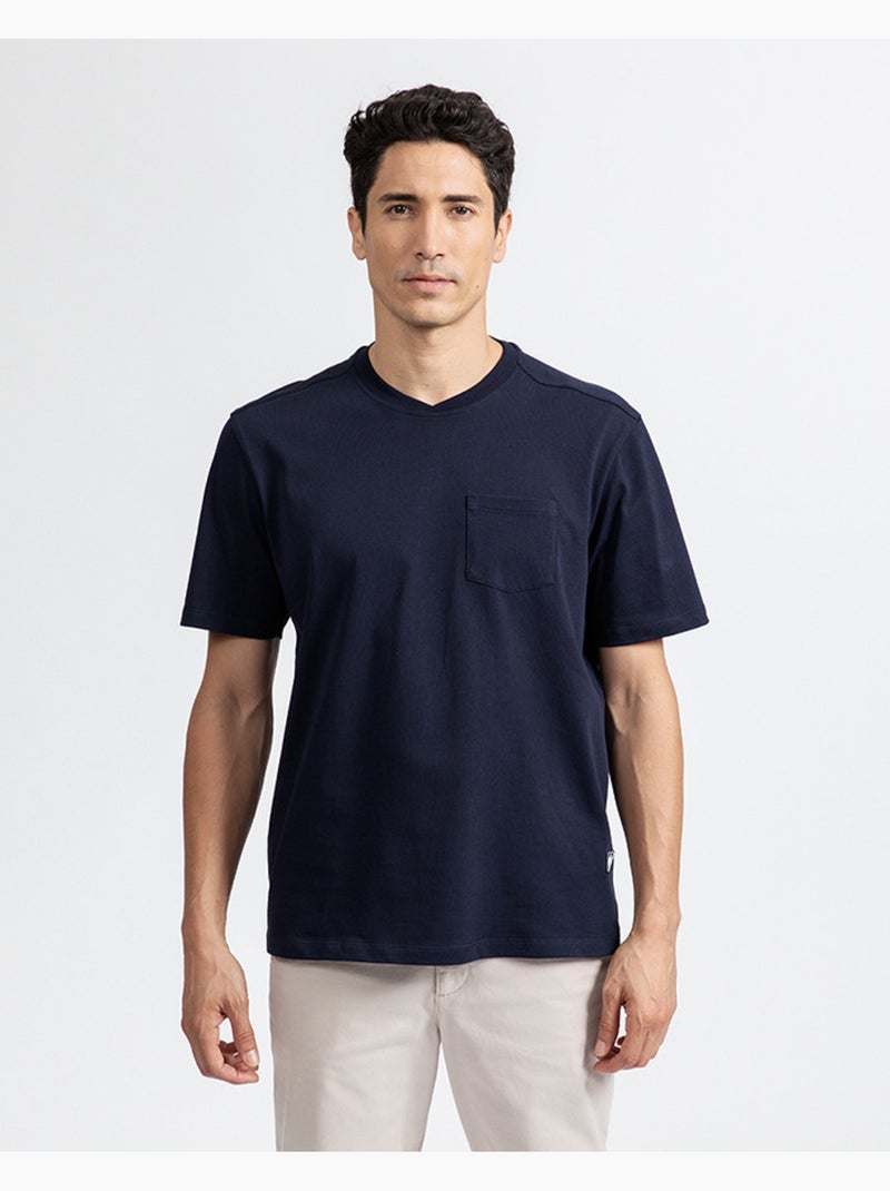 T-shirt spot azul regular Azul - Kiabi