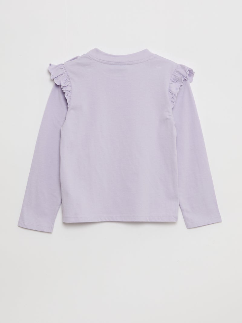 T-shirt 'Squichmallows' com folhos nos ombros - So Easy Rosa - Kiabi