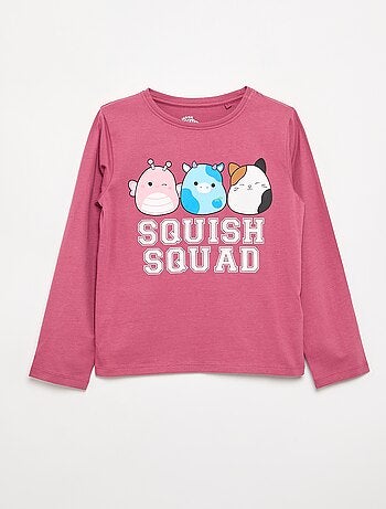 T-shirt 'Squishmallows' de manga comprida