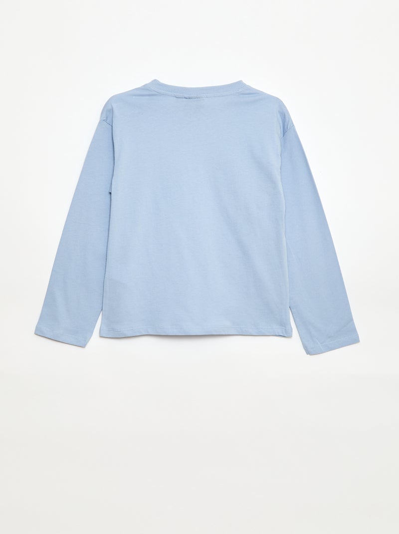 T-shirt 'Squishmallows' de mangas compridas Azul - Kiabi