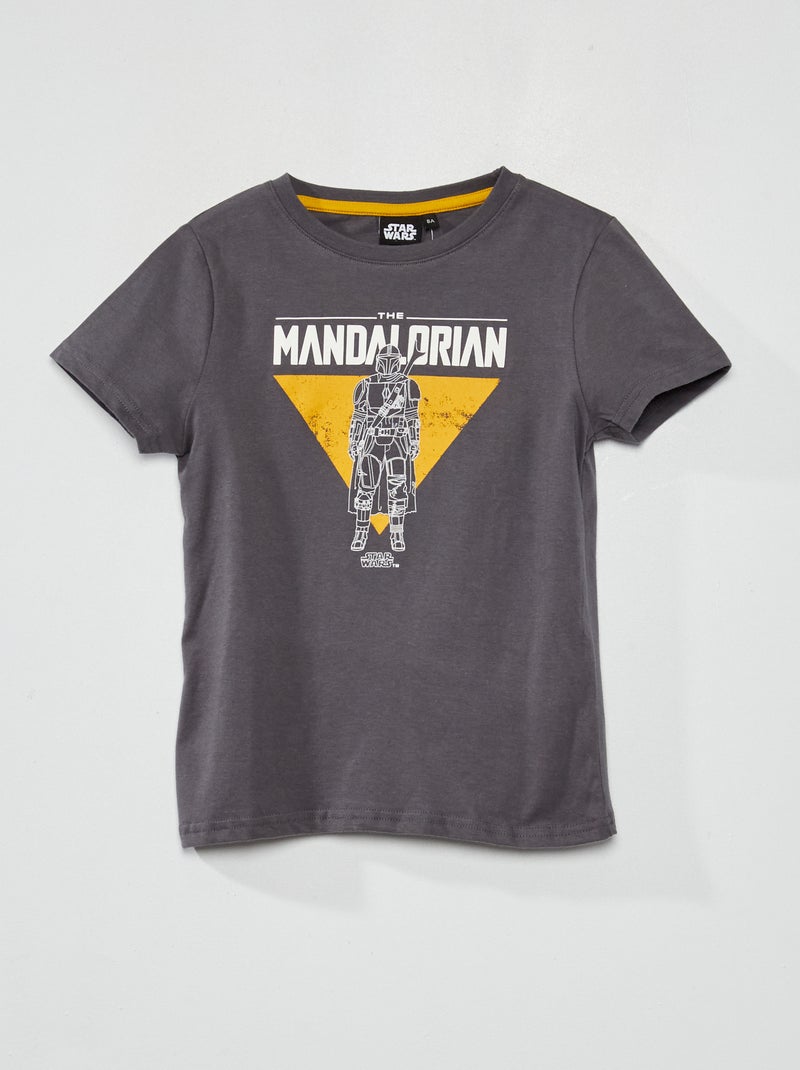 T-shirt 'Star Wars- em jersey CINZA - Kiabi