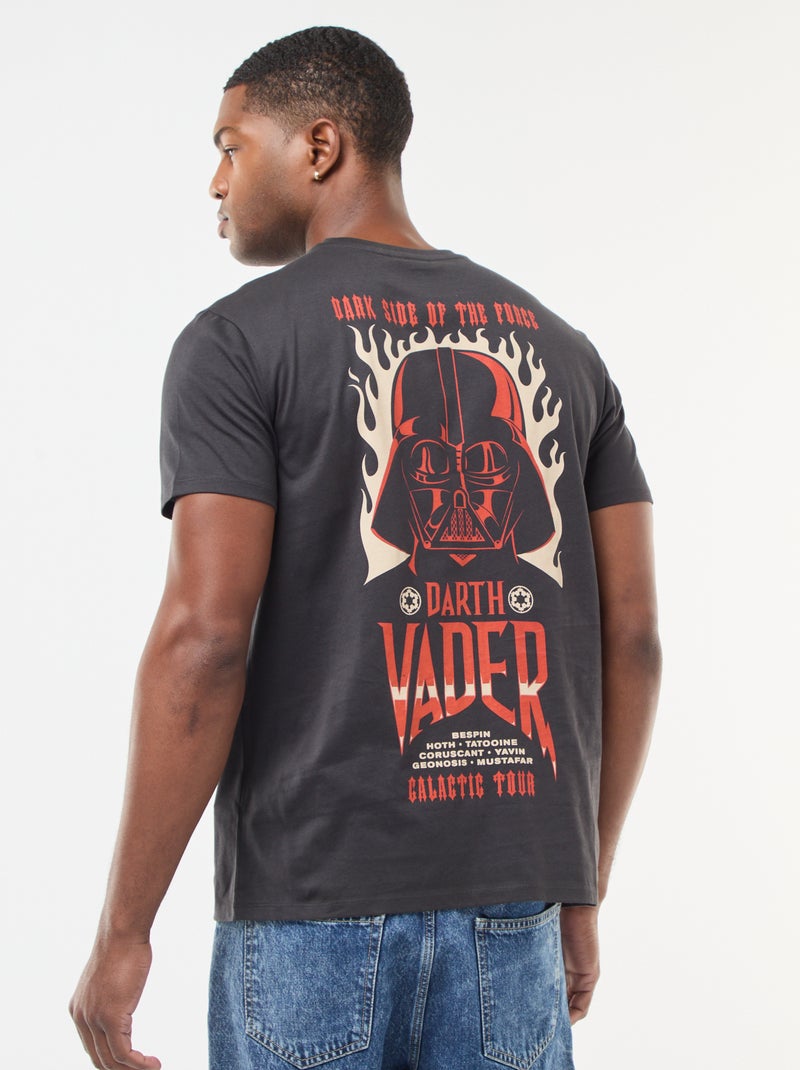 T-shirt 'Star Wars' 'Dark Vader' de manga curta Preto - Kiabi
