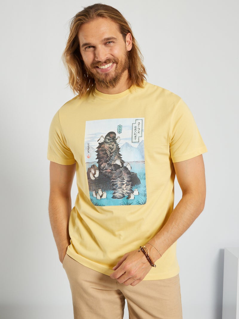 T-shirt 'Star Wars' em algodão AMARELO - Kiabi