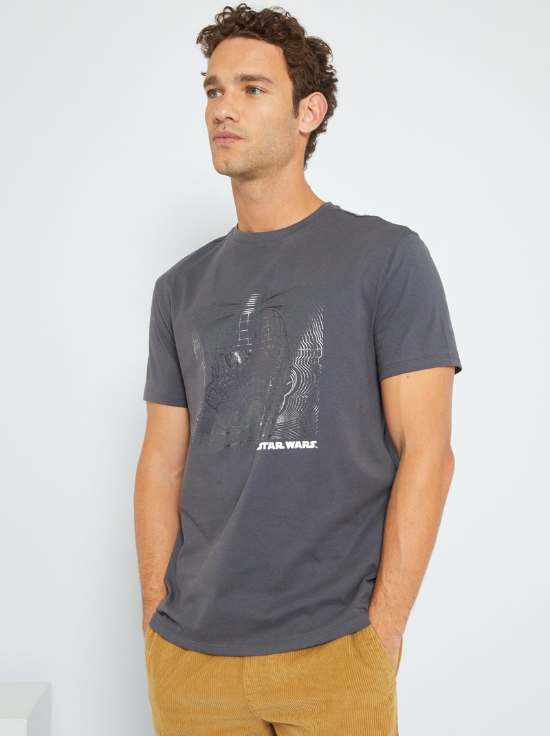 T-shirt 'Star Wars' em jersey AZUL - Kiabi