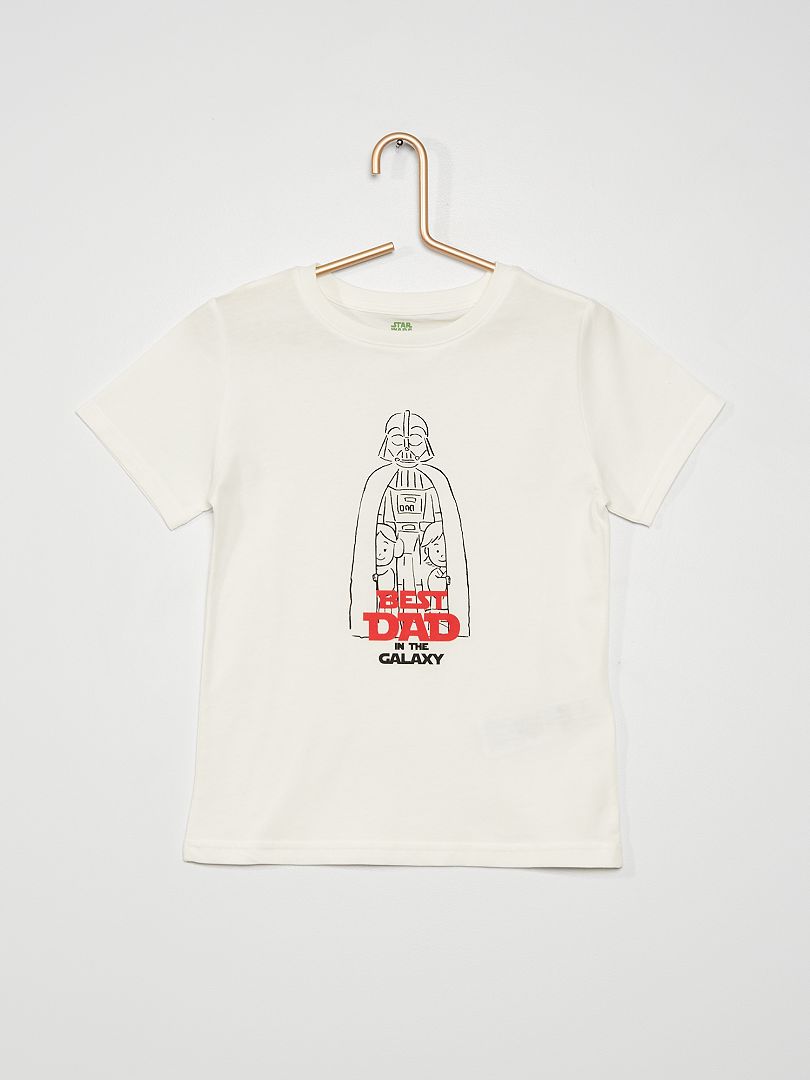 T-shirt 'Star Wars' em jersey BRANCO - Kiabi