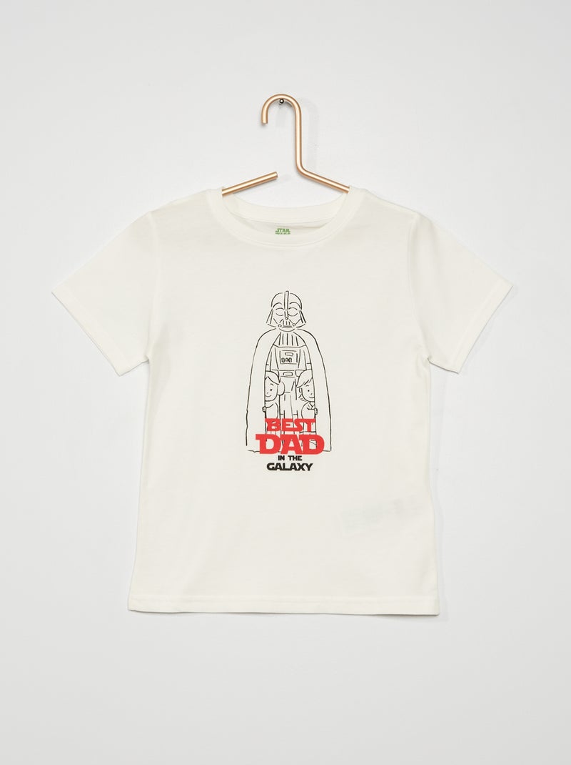 T-shirt 'Star Wars' em jersey BRANCO - Kiabi