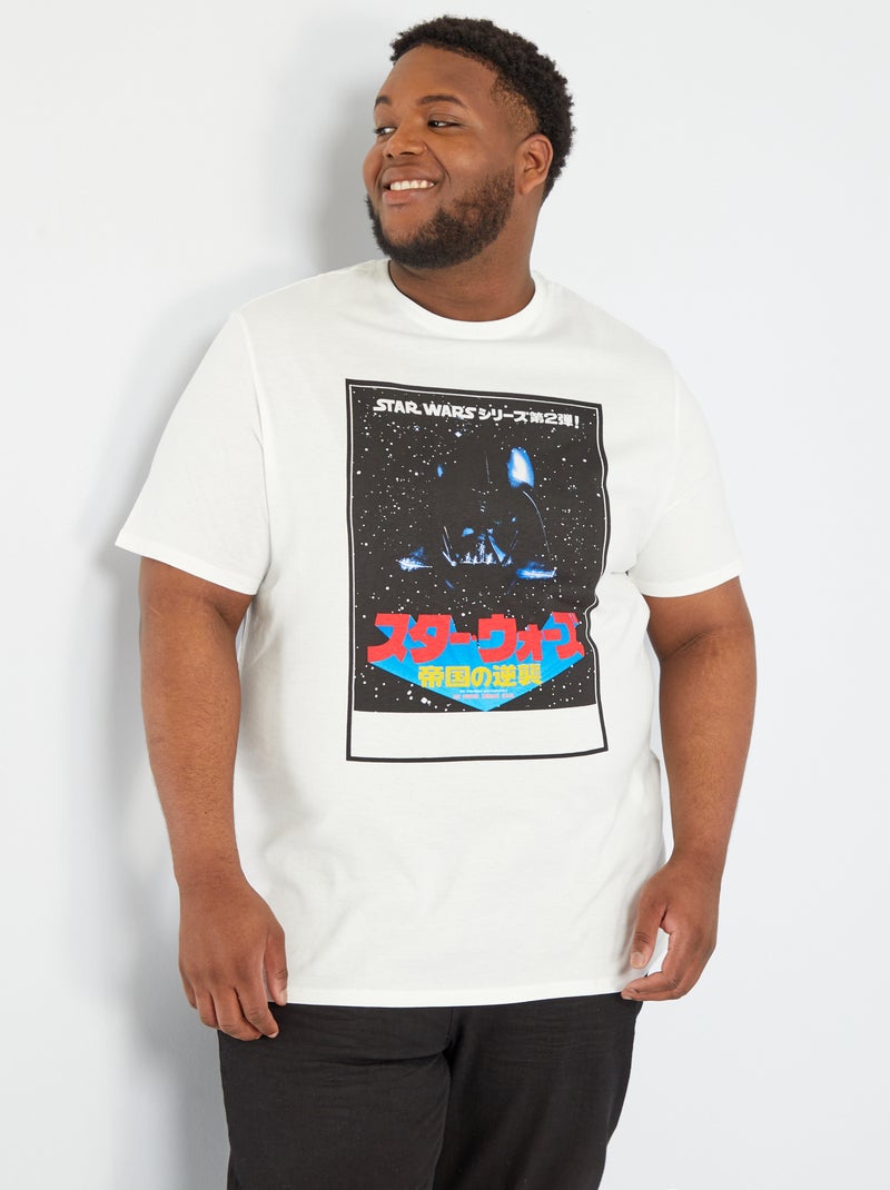 T-shirt 'Star Wars' versão japonesa BRANCO - Kiabi