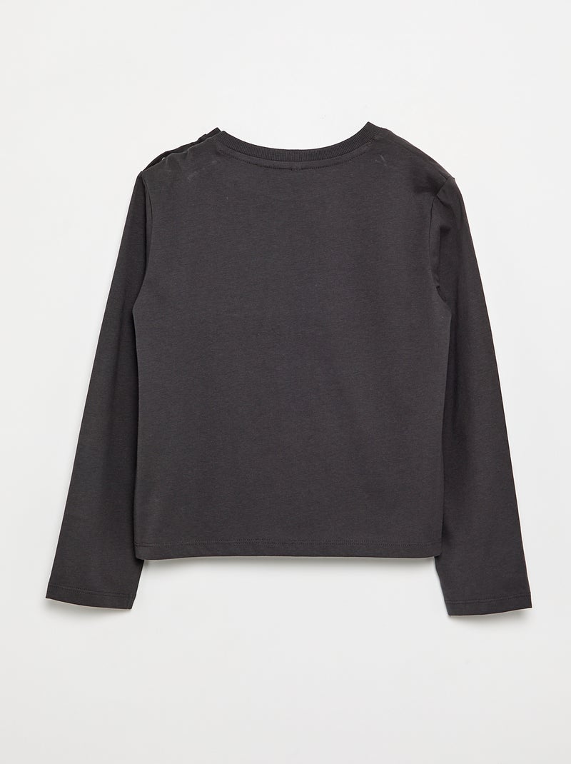 T-shirt 'Stitch' - coleção fácil de vestir Preto - Kiabi