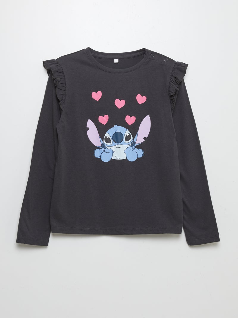 T-shirt 'Stitch' - So Easy CINZA - Kiabi