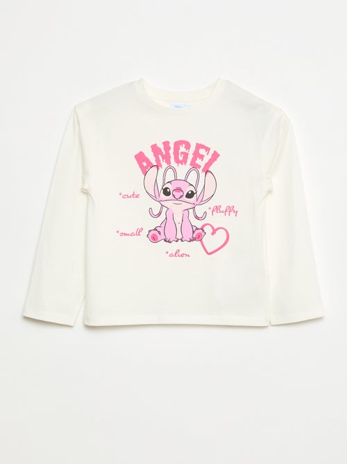 T-shirt 'Stitch' 'Angel' 'Disney' de mangas compridas - Kiabi