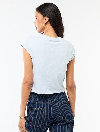 T-shirt 'Stitch' cropped