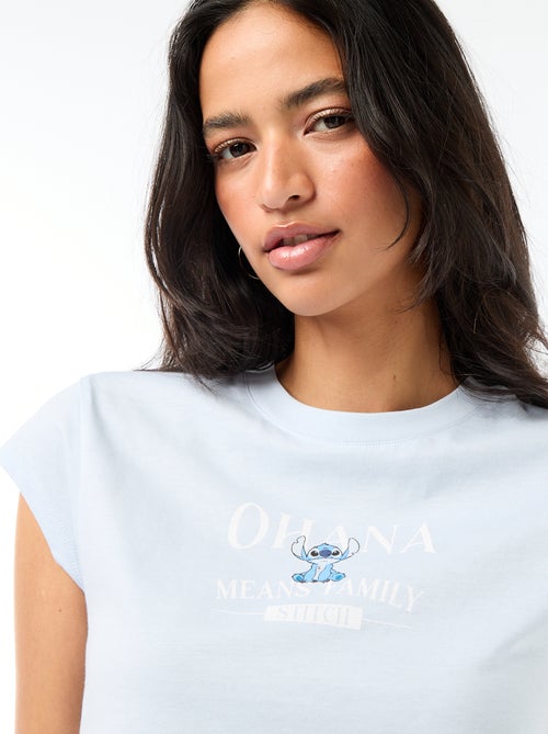 T-shirt 'Stitch' cropped - Kiabi