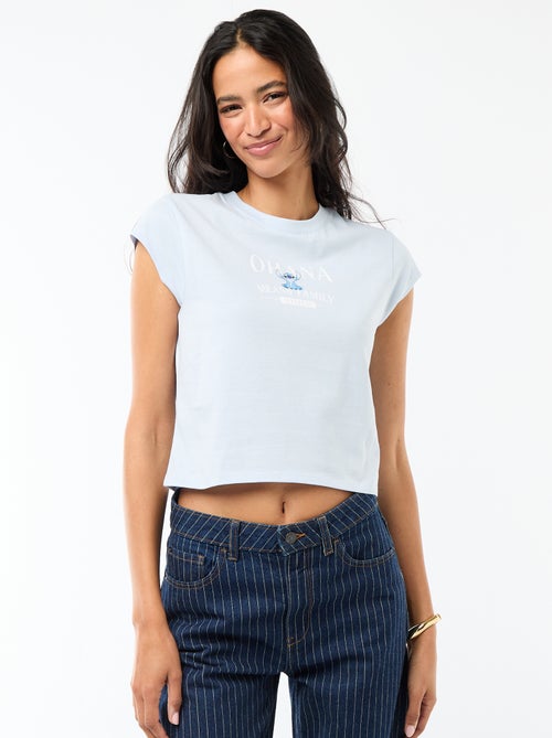 T-shirt 'Stitch' cropped - Kiabi