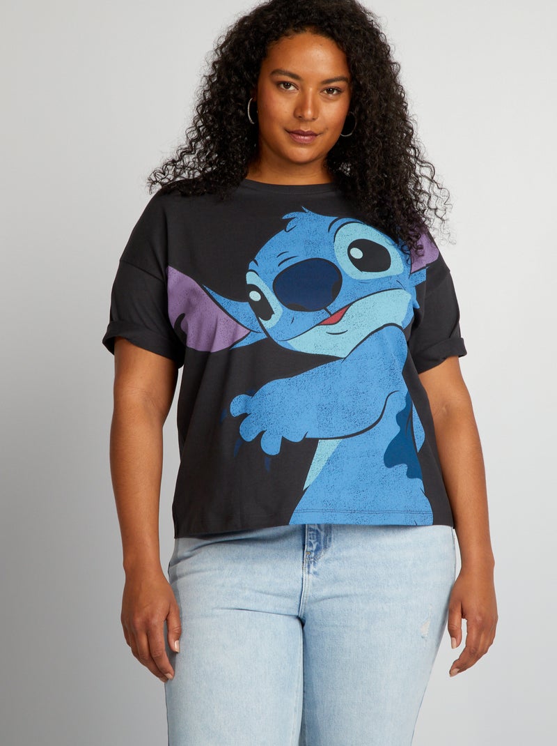 T-shirt 'Stitch' da 'Disney' PRETO - Kiabi