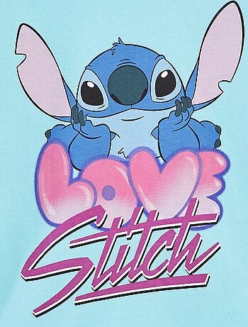 T-shirt 'Stitch' 'Disney' de manga curta