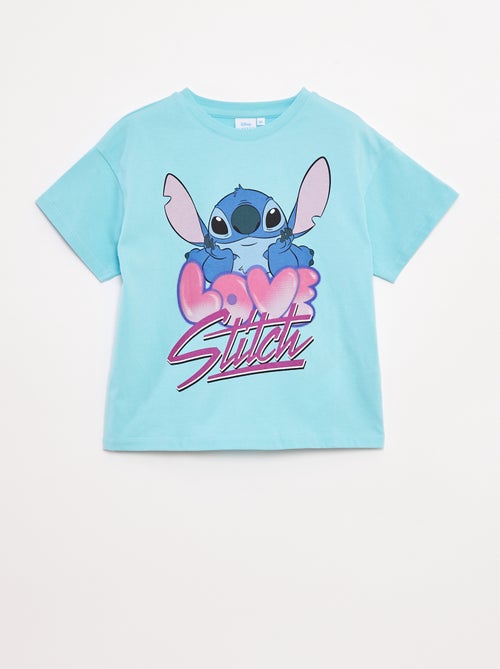T-shirt 'Stitch' 'Disney' de manga curta - Kiabi