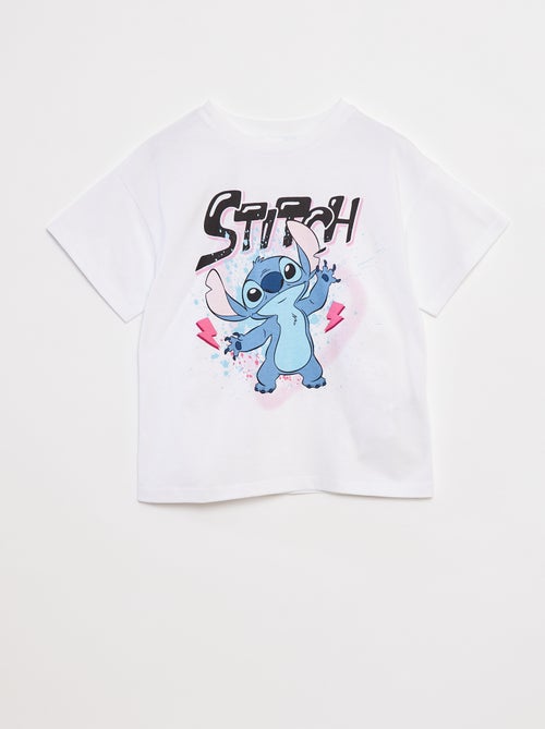 T-shirt 'Stitch' 'Disney' de manga curta - Kiabi