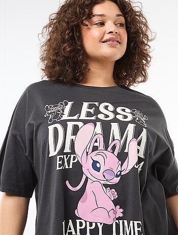 T-shirt 'Stitch' 'Disney' de manga curta