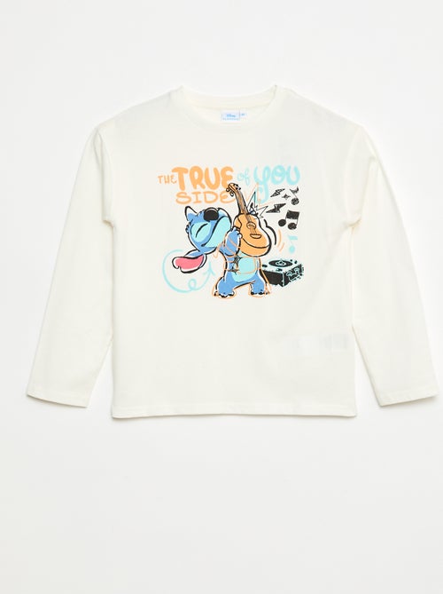 T-shirt 'Stitch' 'Disney' de mangas compridas - Kiabi