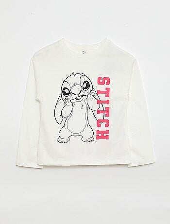 T-shirt 'Stitch' 'Disney' de mangas compridas