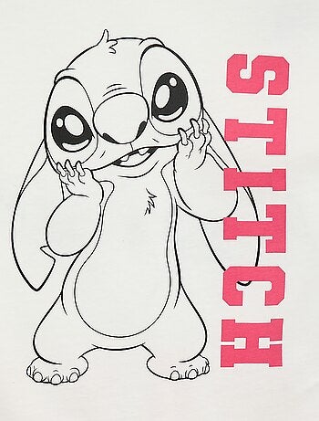T-shirt 'Stitch' 'Disney' de mangas compridas