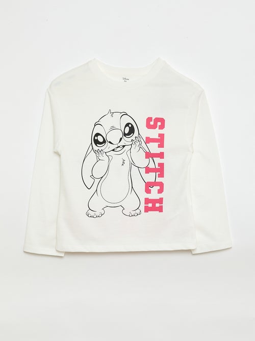 T-shirt 'Stitch' 'Disney' de mangas compridas - Kiabi