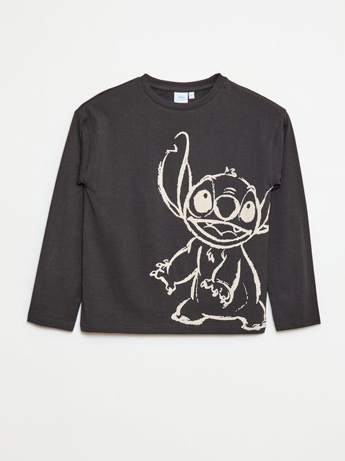 T-shirt 'Stitch' 'Disney' de mangas compridas - Kiabi