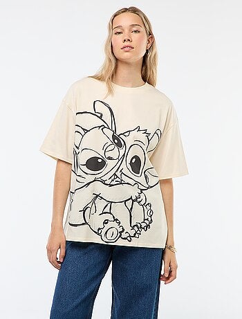 T-shirt 'Stitch' 'Disney' manga curta