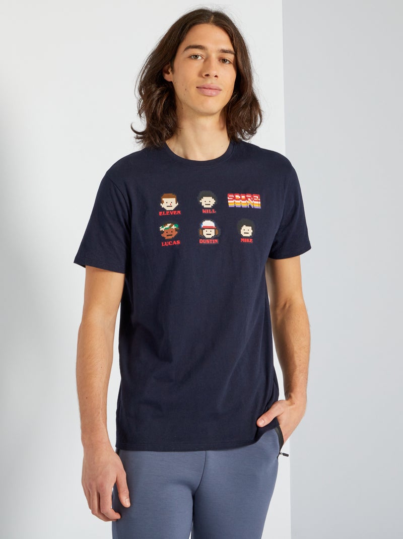 T-shirt 'Stranger Things' AZUL - Kiabi