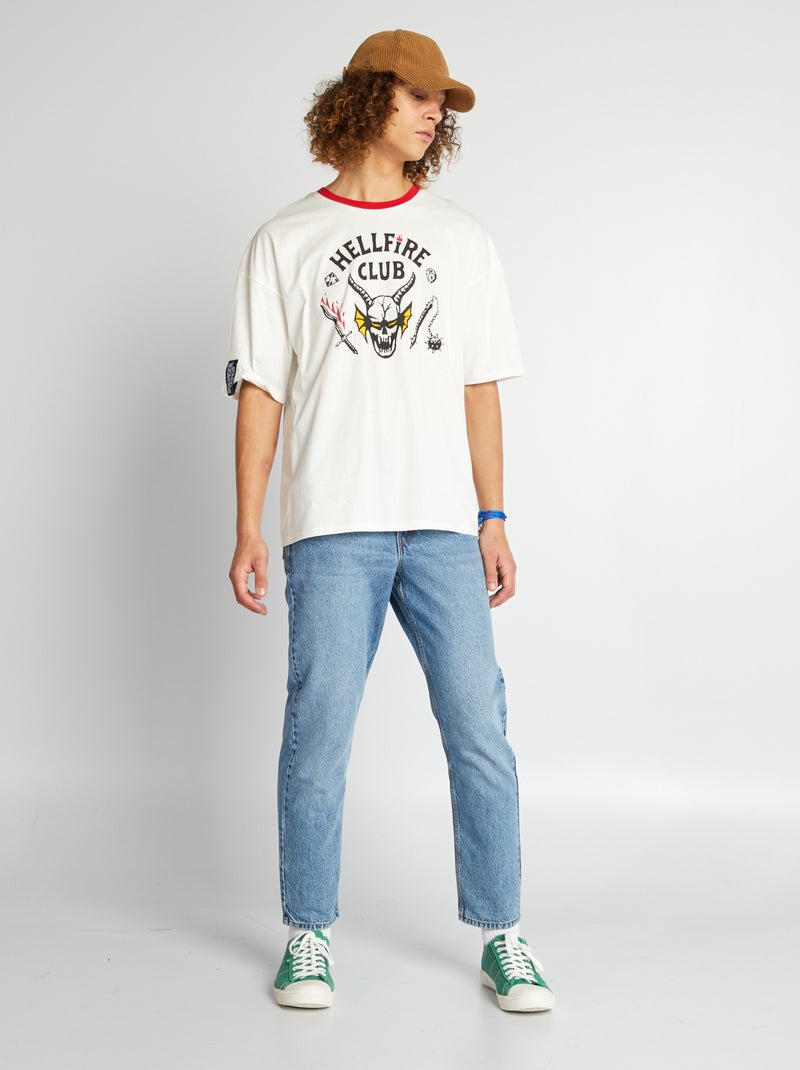 T-shirt 'Stranger Things' em jersey BRANCO - Kiabi