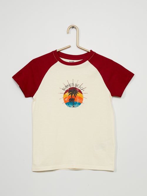T-shirt 'Summer beach' - Kiabi