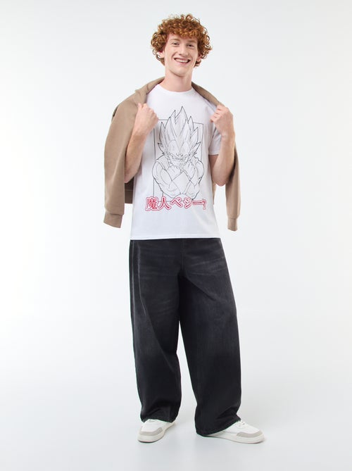 T-shirt 'Sun city' 'Dragon ball z' em algodão - Kiabi