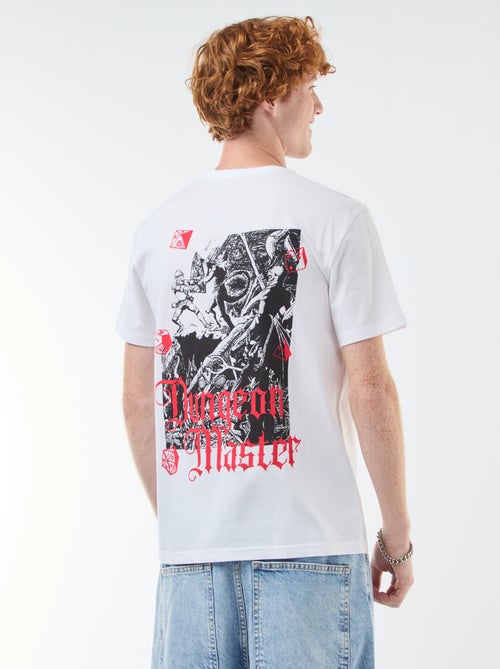 T-shirt 'Sun city' 'Dungeons & dragons' em algodão - Kiabi